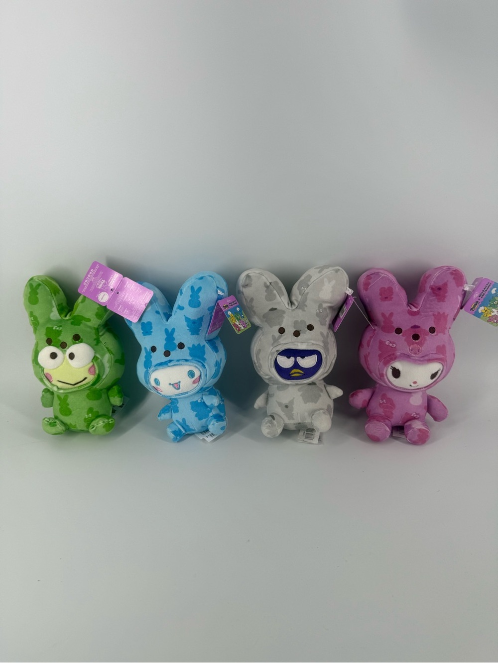 4 Hello Kitty x PEEPS Easter Plush Cinnamoroll Keroppi Kuromi Badtz-Maru Bunny